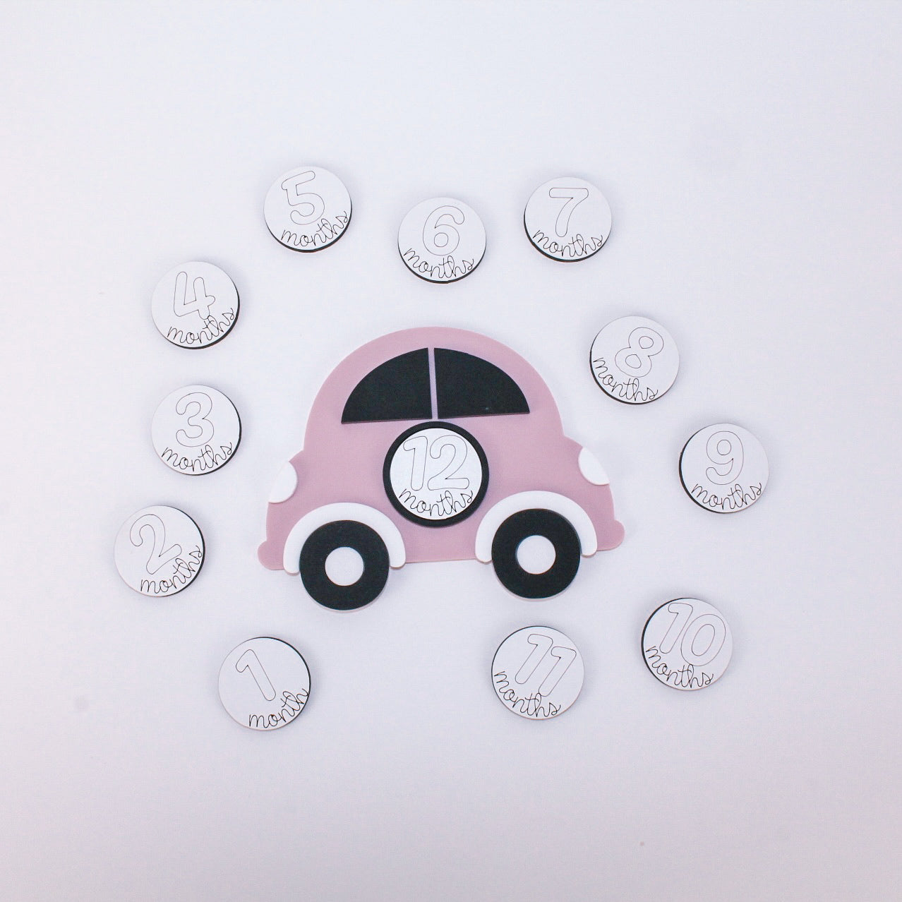 Beep Beep Baby Monthly Markers