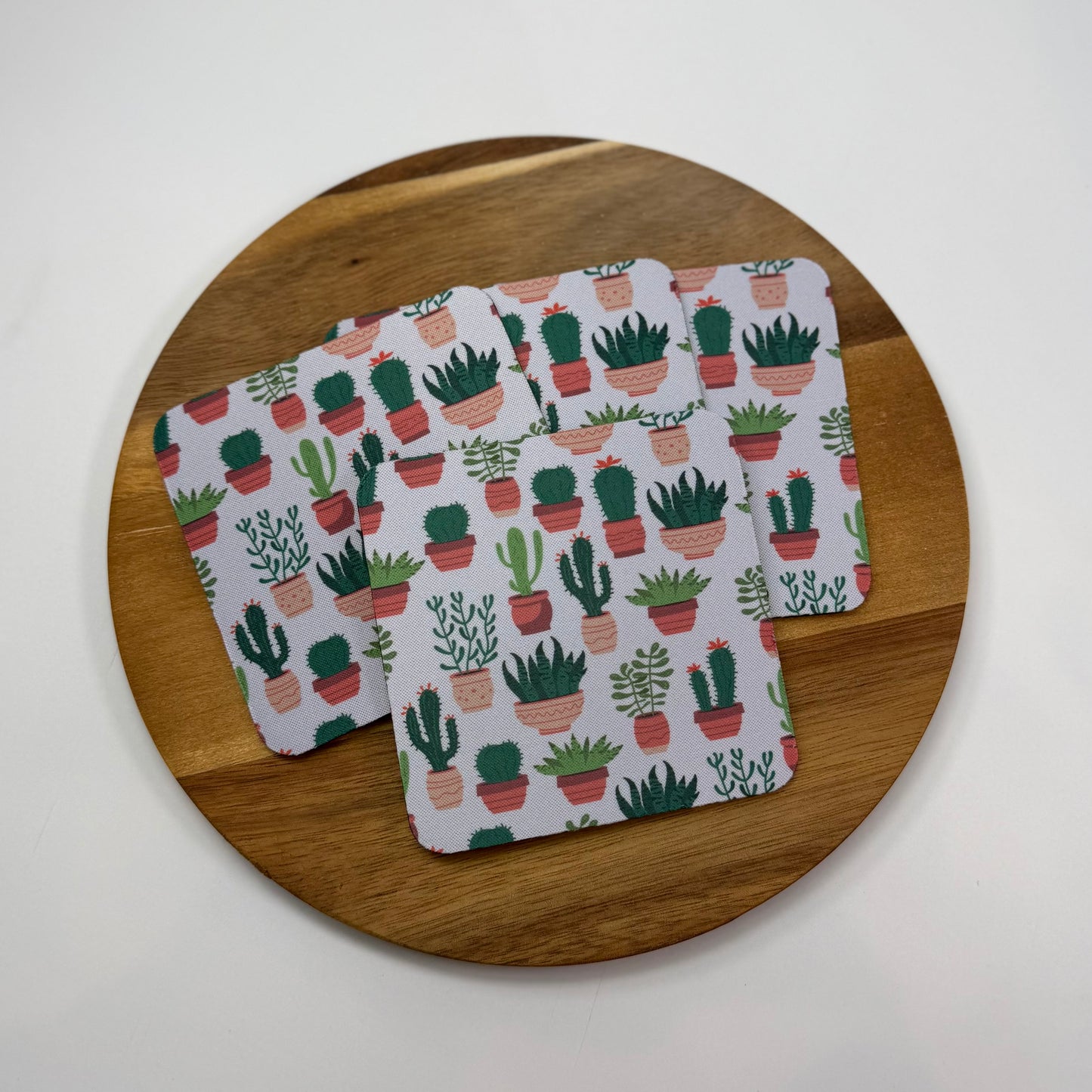 Cactus Collage Coaster