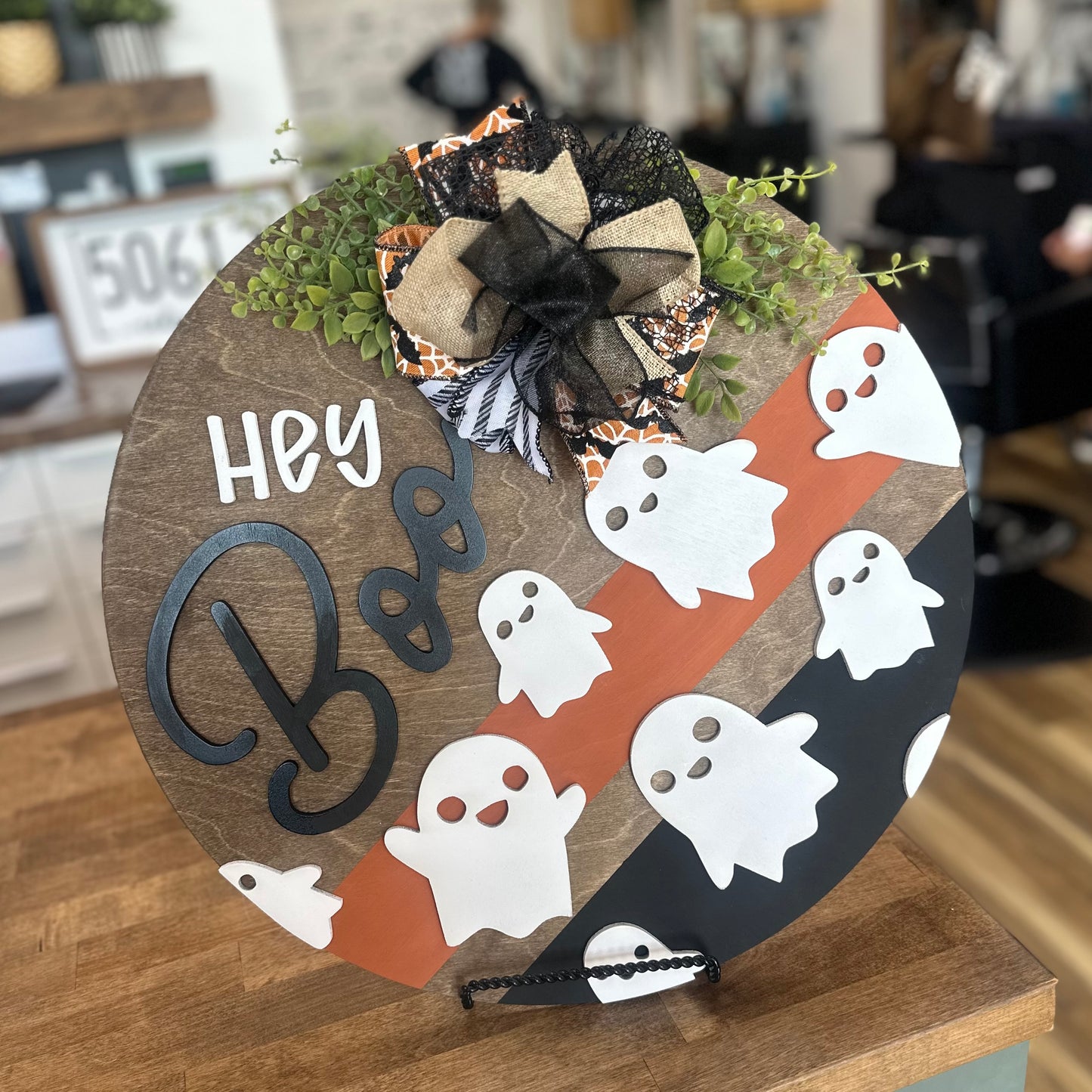 Hey Boo - Door Hanger