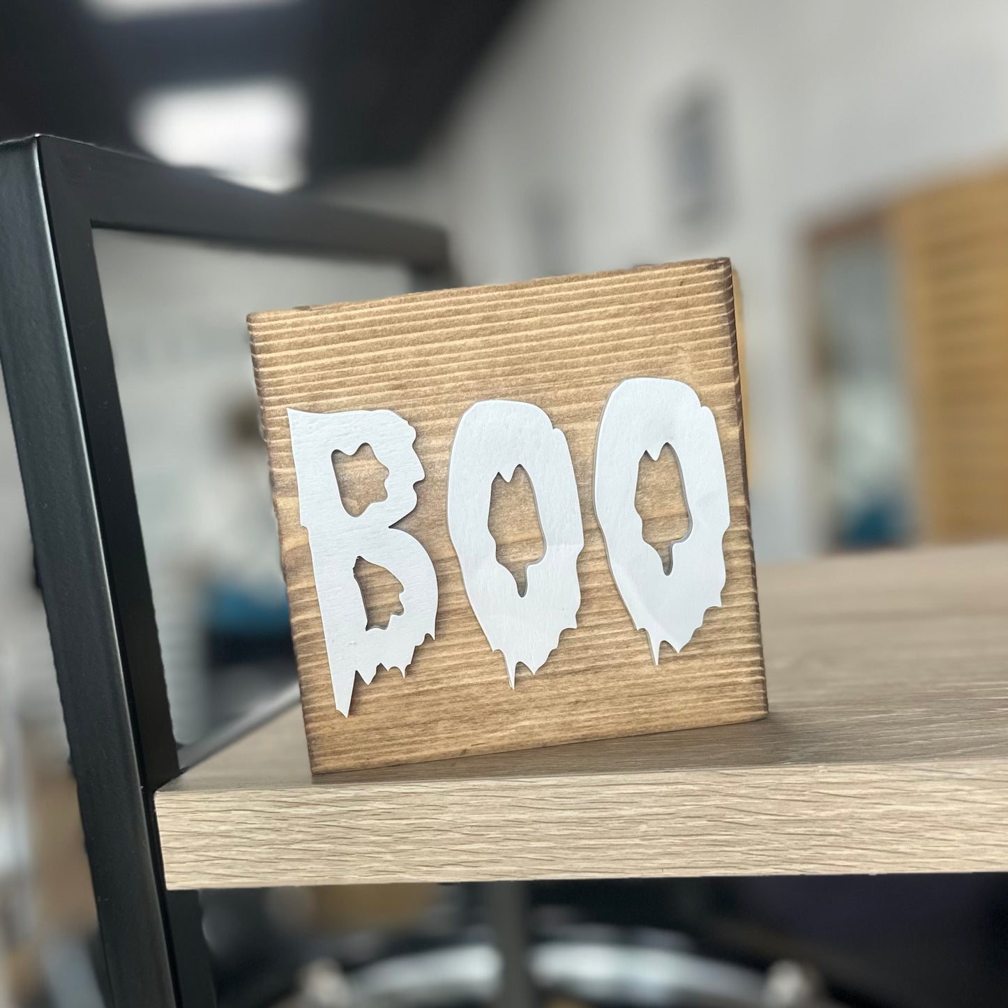 Boo - 4.5" Square Sign