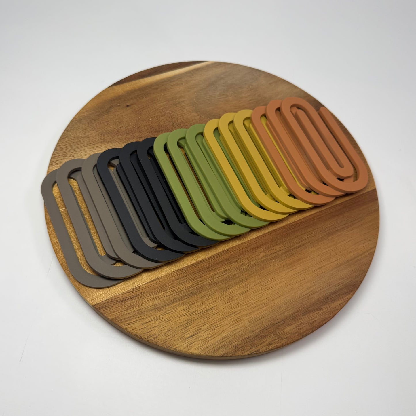 Mustard Oversized Paperclip