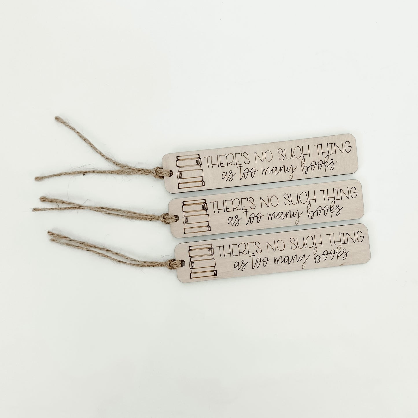 Too Many Books - Bookmark