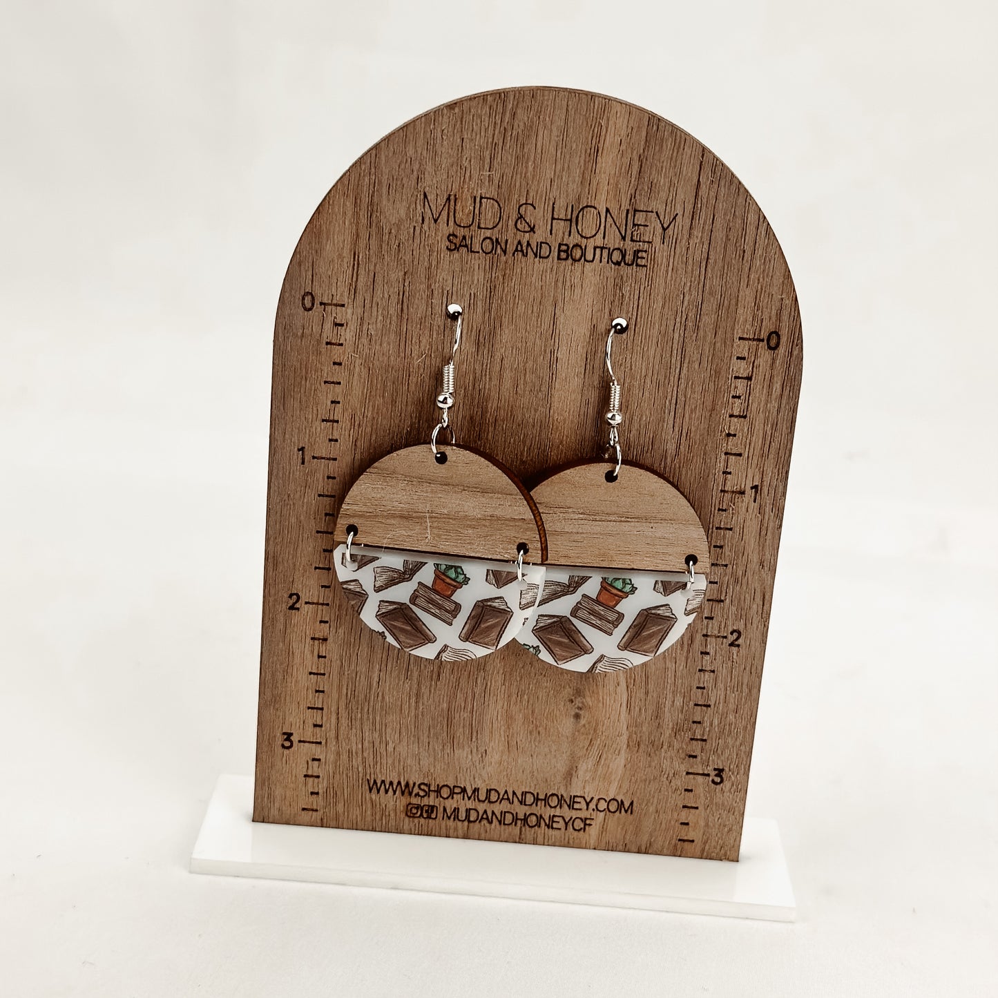 Book Lover Dangle - Earrings