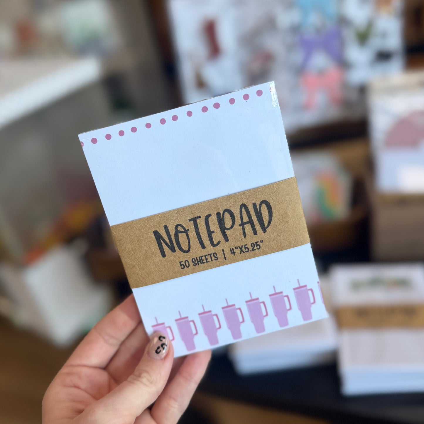 Pink Cup - Notepad
