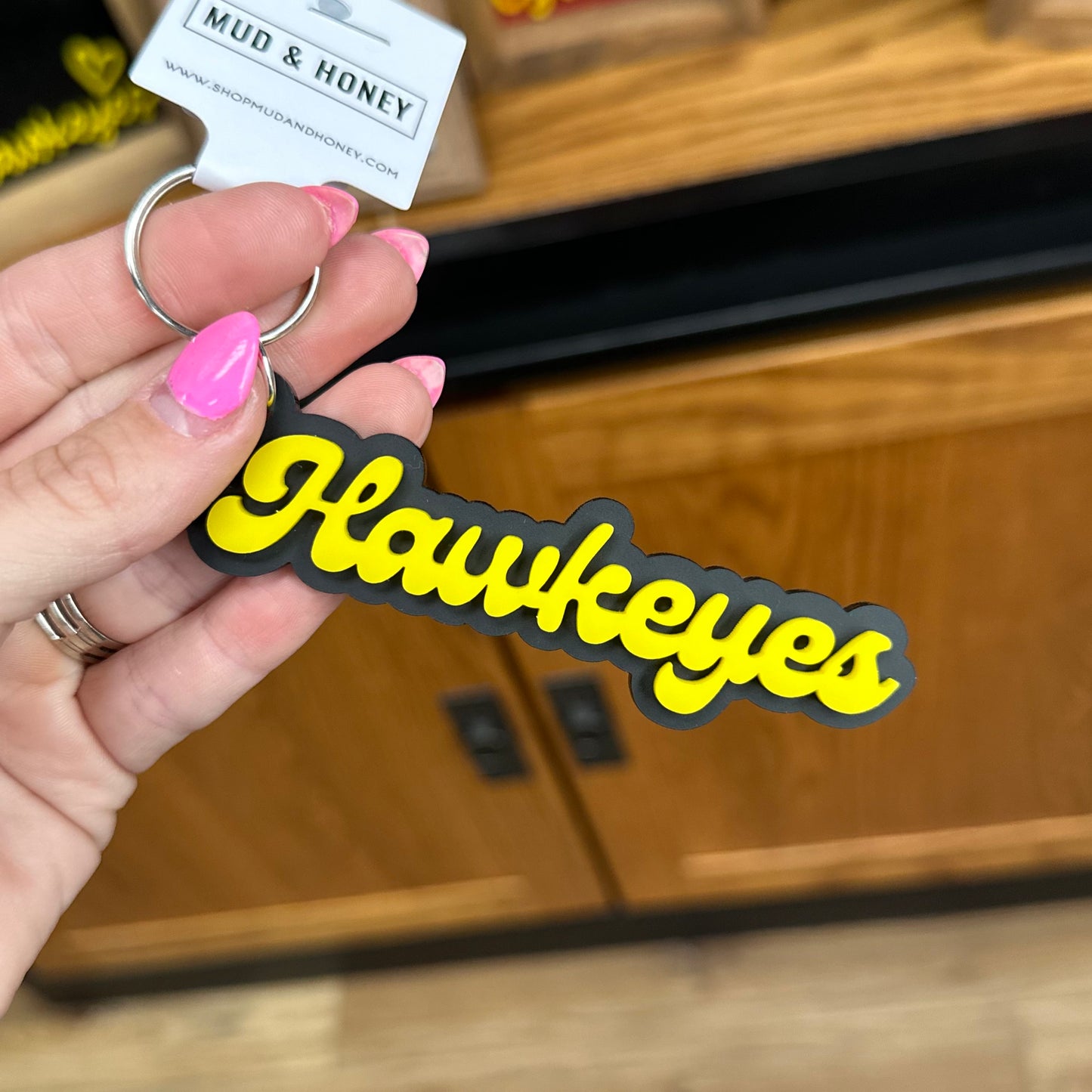 Hawkeyes - School Spirit Acrylic Keychain