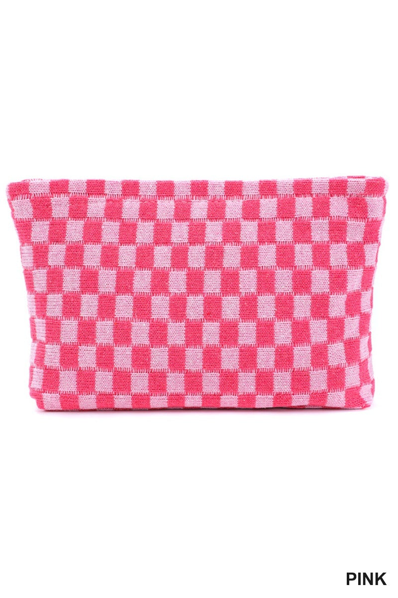 Checkered - Cosmetic Bag