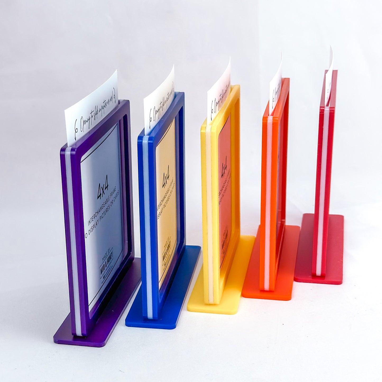 Acrylic Drop In Frame - Purple