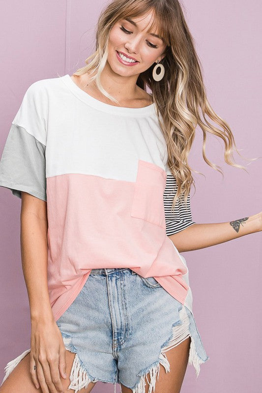 Colorblock Tee