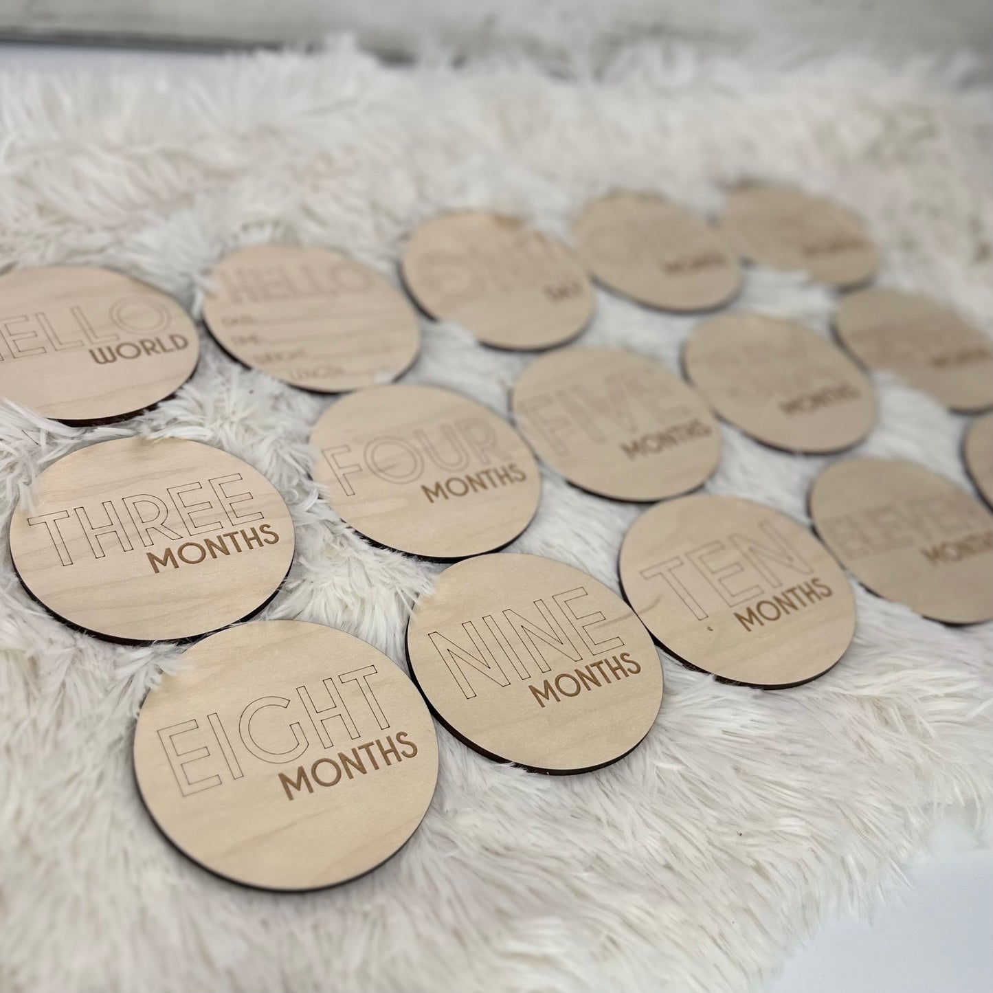 Baby Monthly Markers - Modern