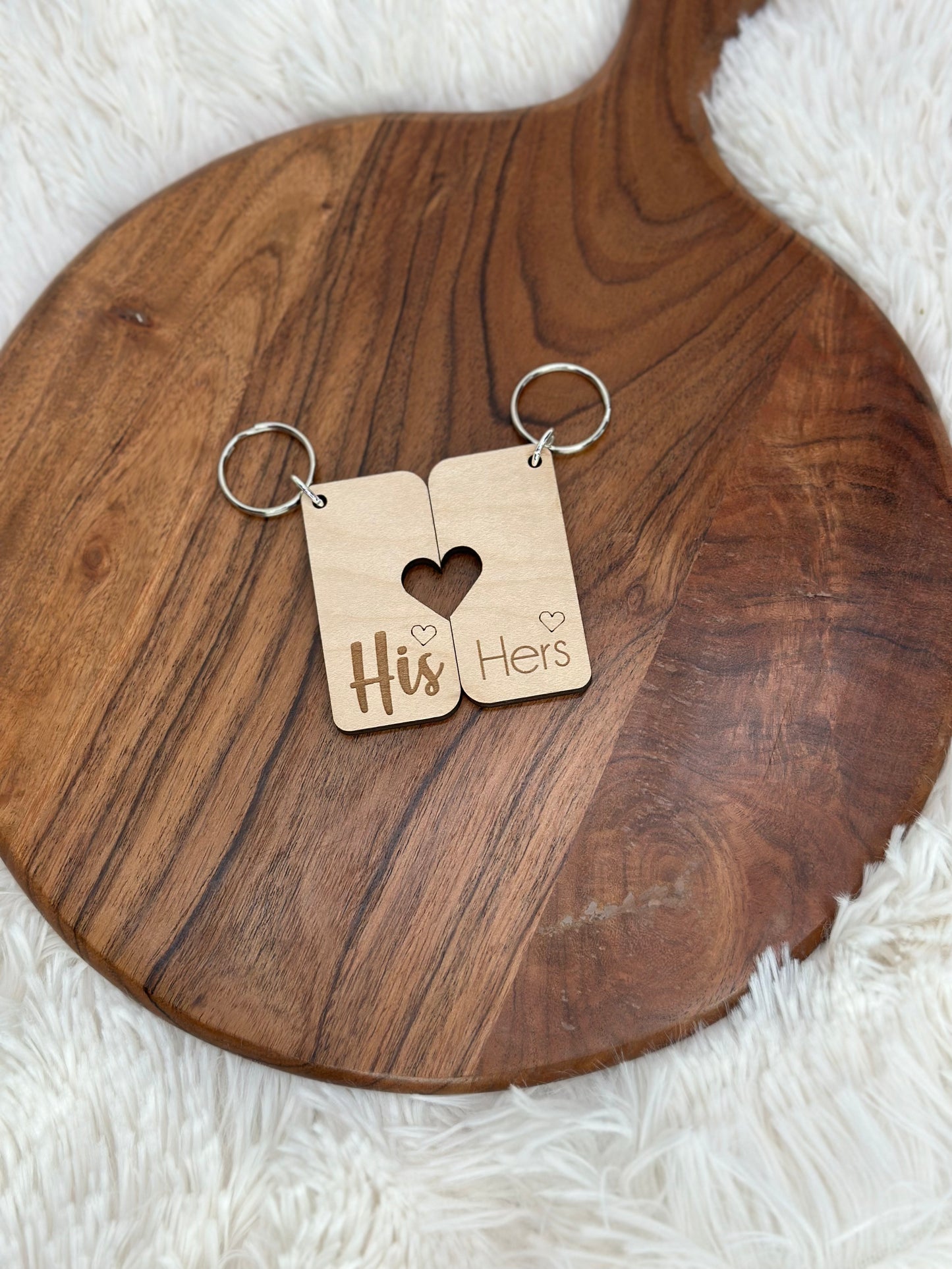 His | Hers - Keychain Pair