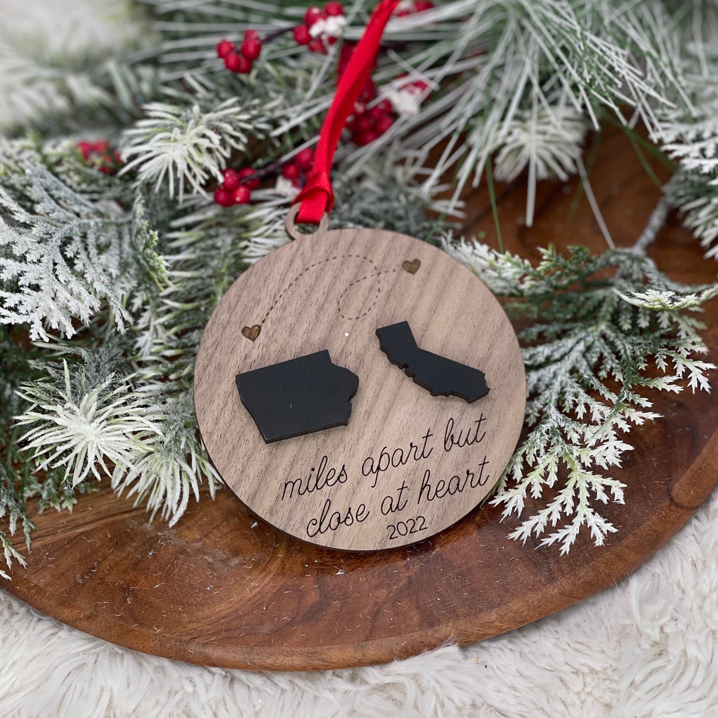 Miles Apart Ornament