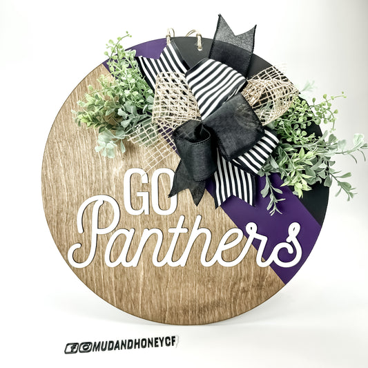 Go Panthers -  Door Hanger