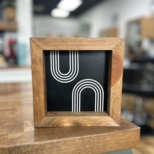 Double Arches - 6" Square Sign