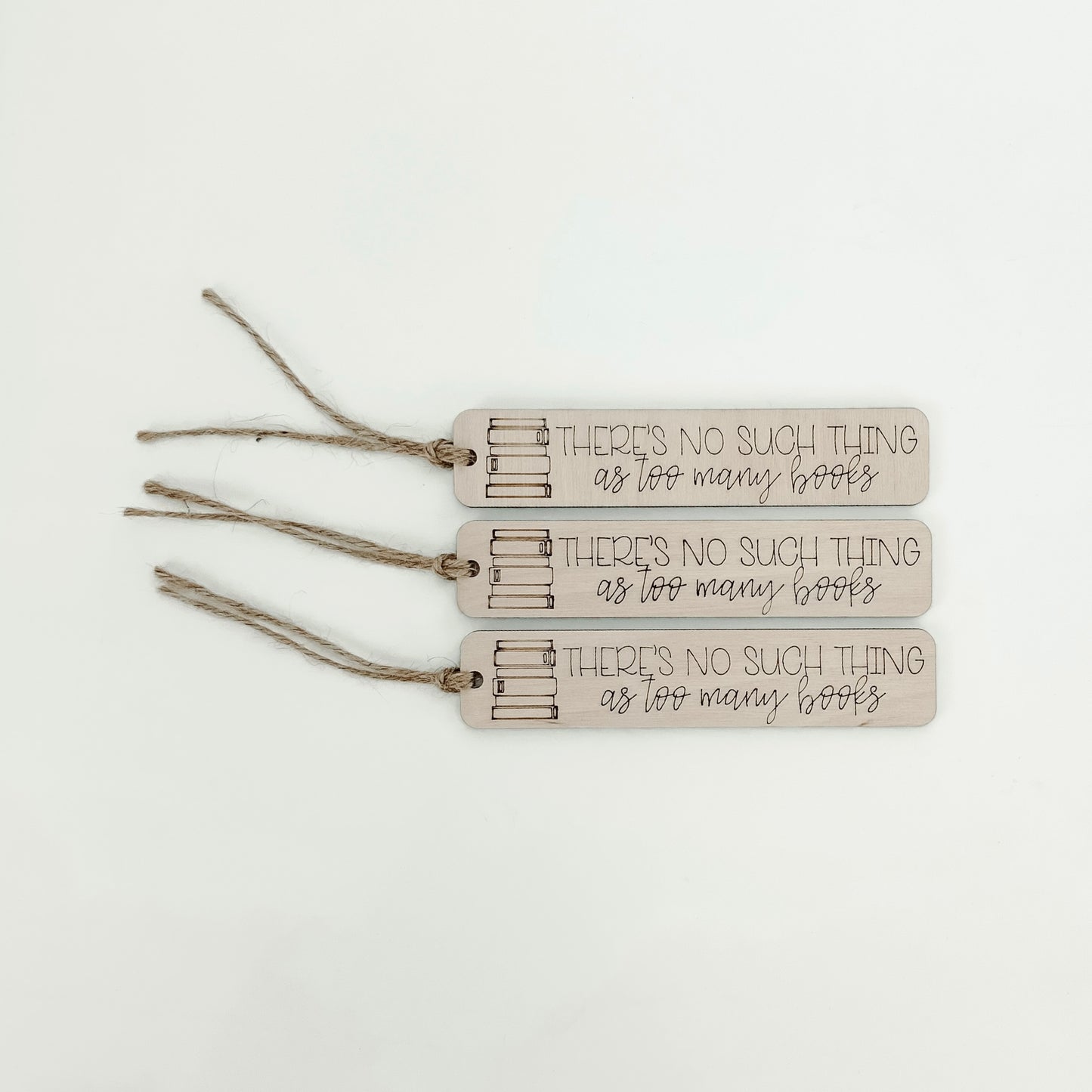 Too Many Books - Bookmark