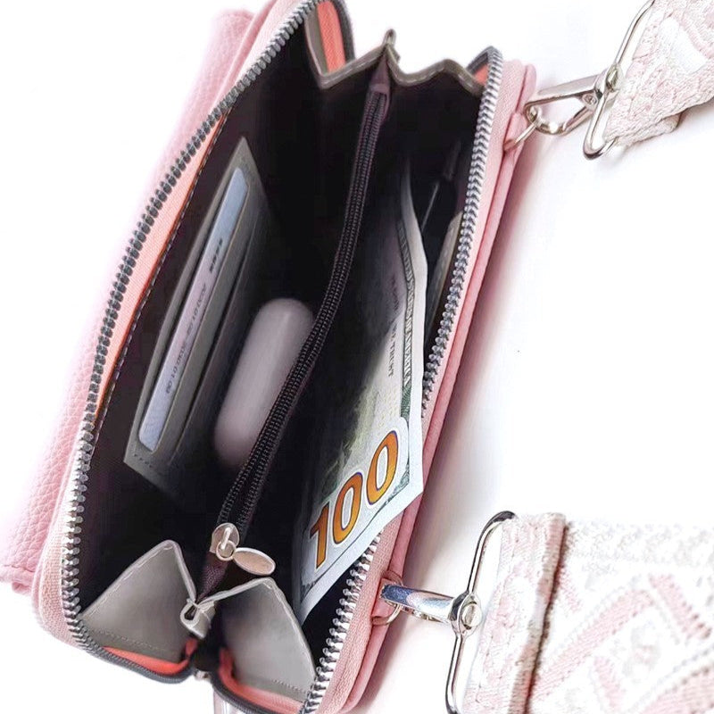 Crossbody Wallet - Pink