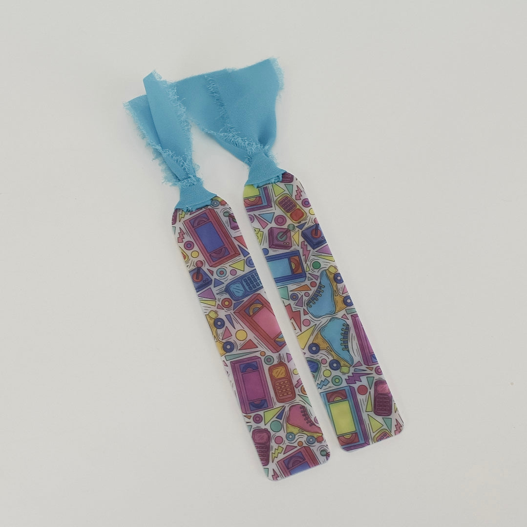 80s Retro - Printed Bookmark