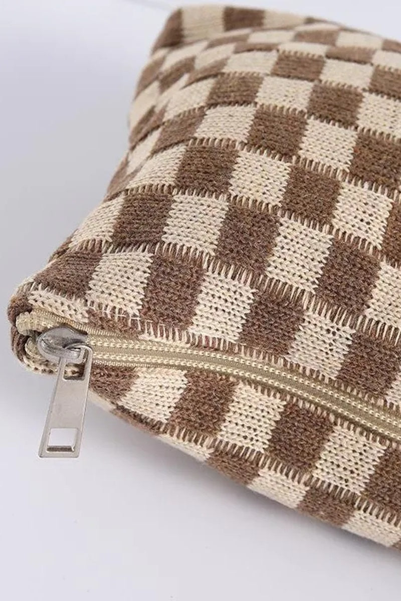 Checkered - Cosmetic Bag