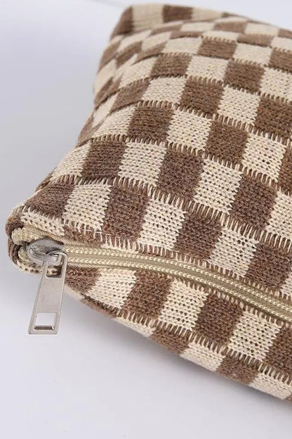 Checkered - Cosmetic Bag