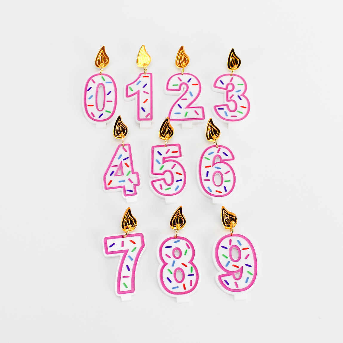 Birthday Candle Earrings