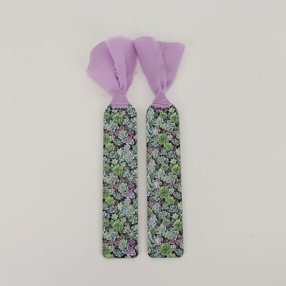 Succulents - Printed Bookmark