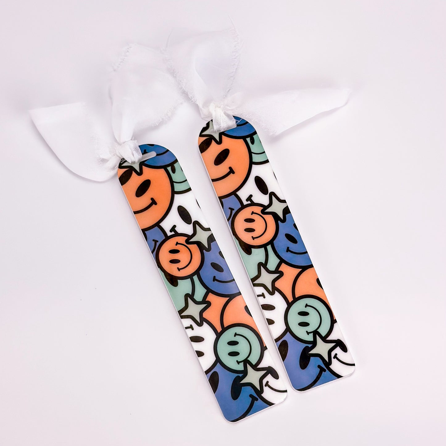 Blue Smiley - Bookmark
