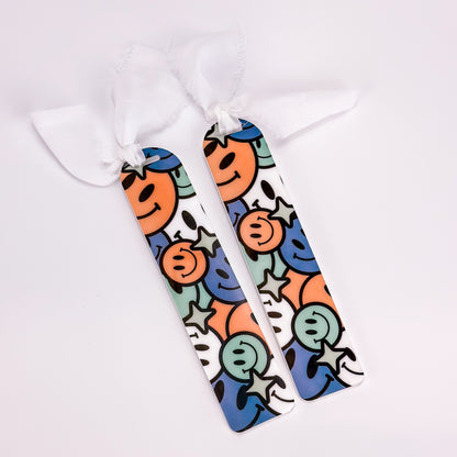 Blue Smiley - Bookmark
