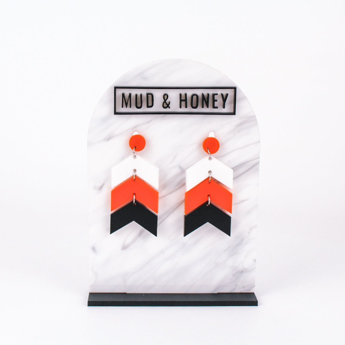 W/O/B - Chevron SS Dangles