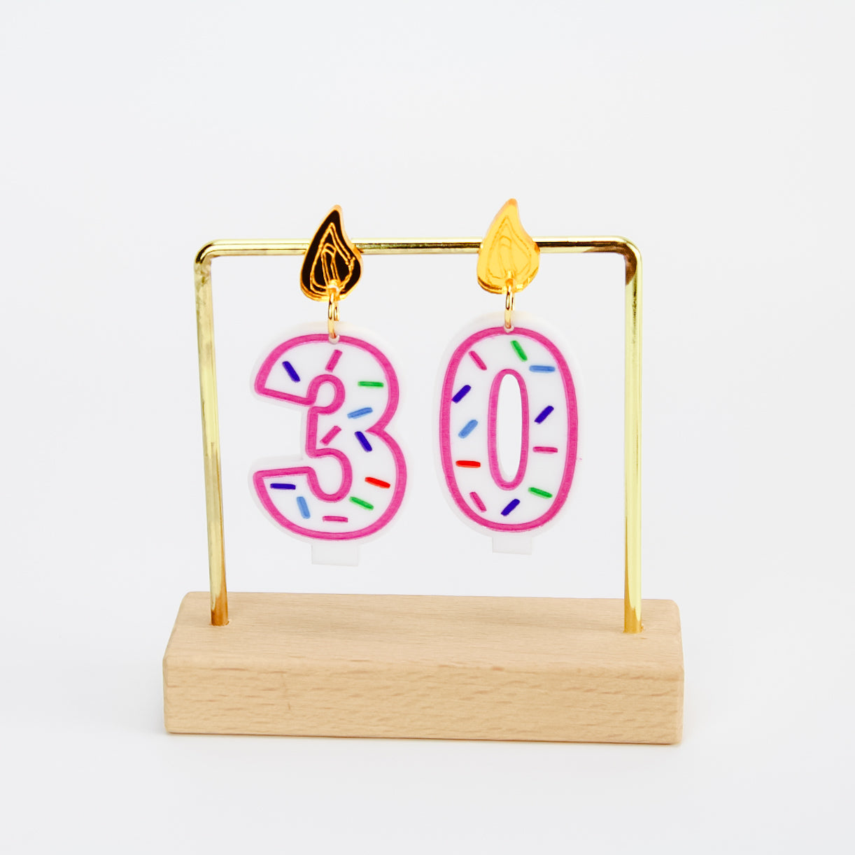 Birthday Candle Earrings