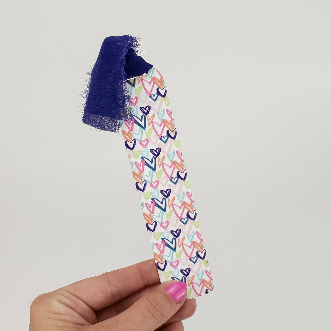 Hand-drawn Hearts - Printed Bookmark