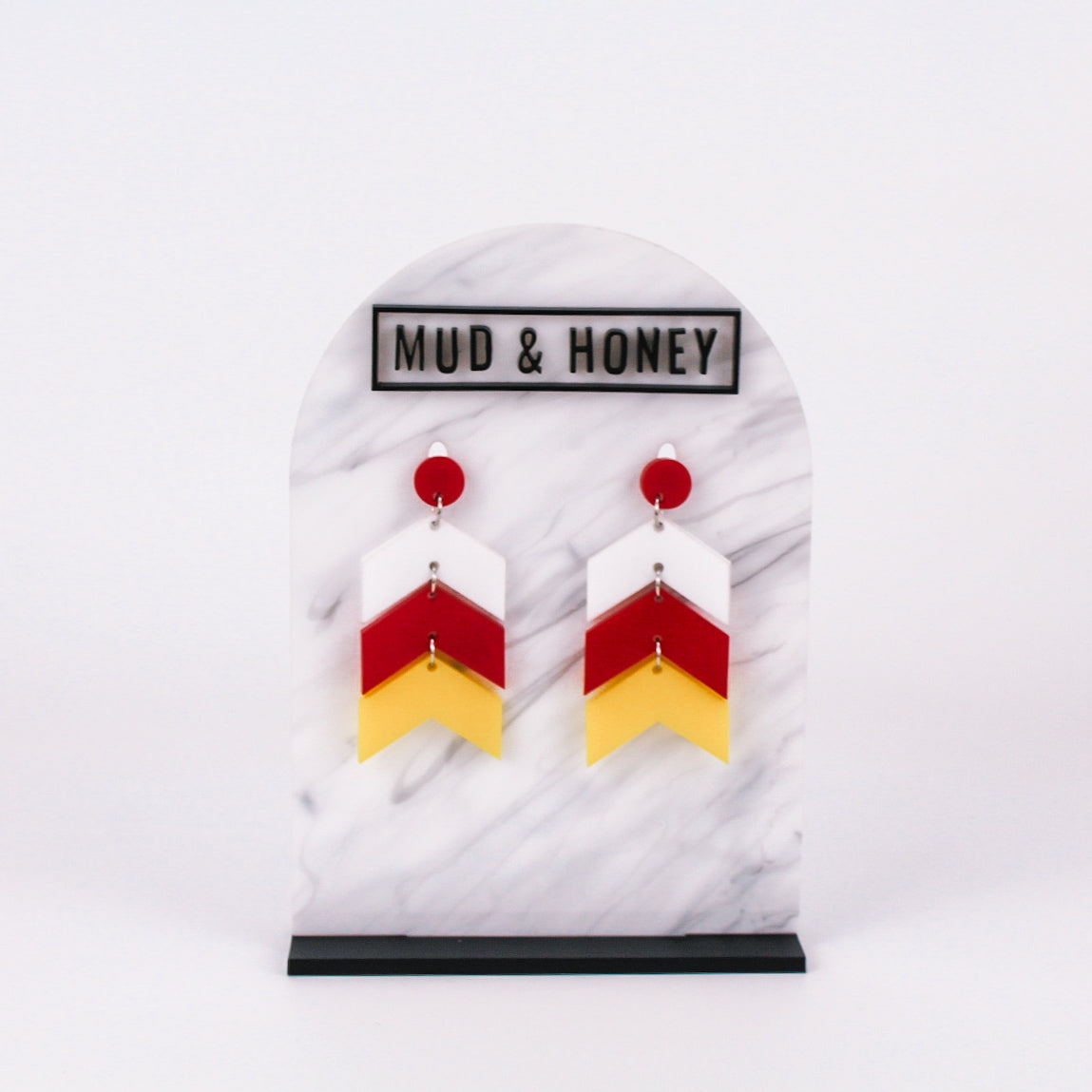 W/R/Y - Chevron SS Dangles