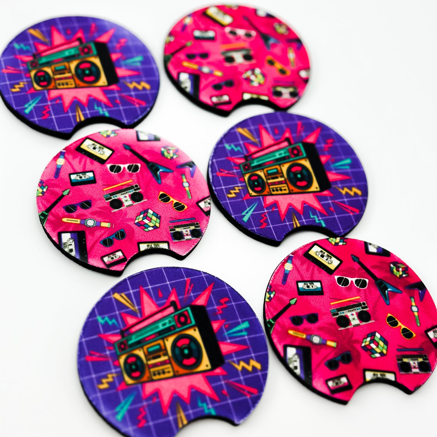 Car Coaster Set  - 80s Vibes