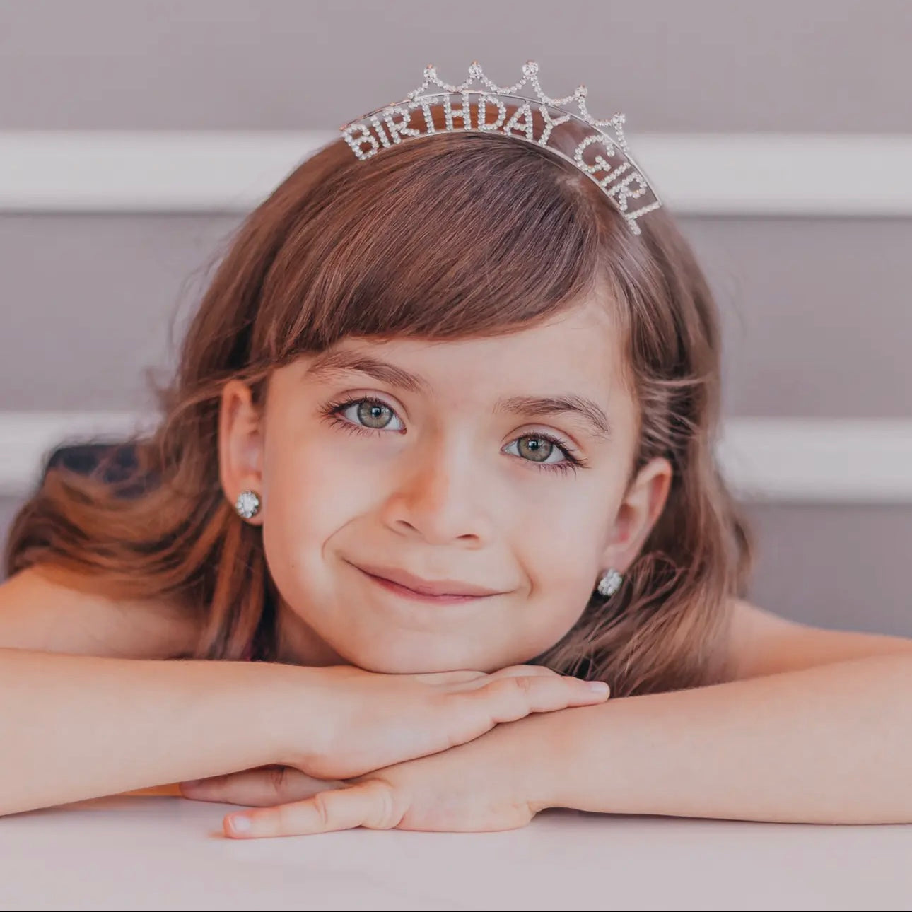 Rhinestone Birthday Girl Headband