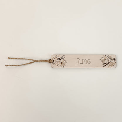 June Birthflower - Bookmark