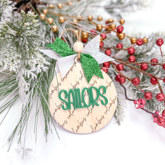 Sailors Glitter Ornament