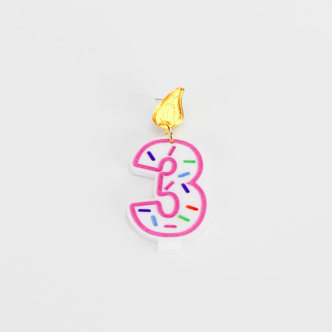 Birthday Candle Earrings