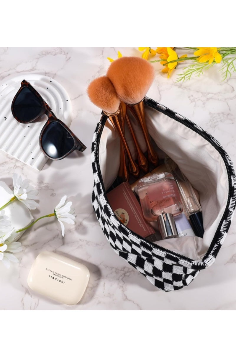 Checkered - Cosmetic Bag