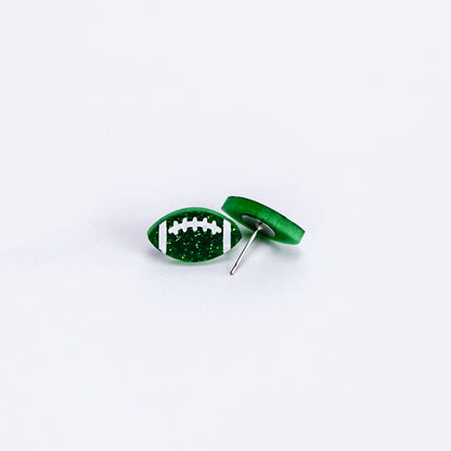 Green Football Studs