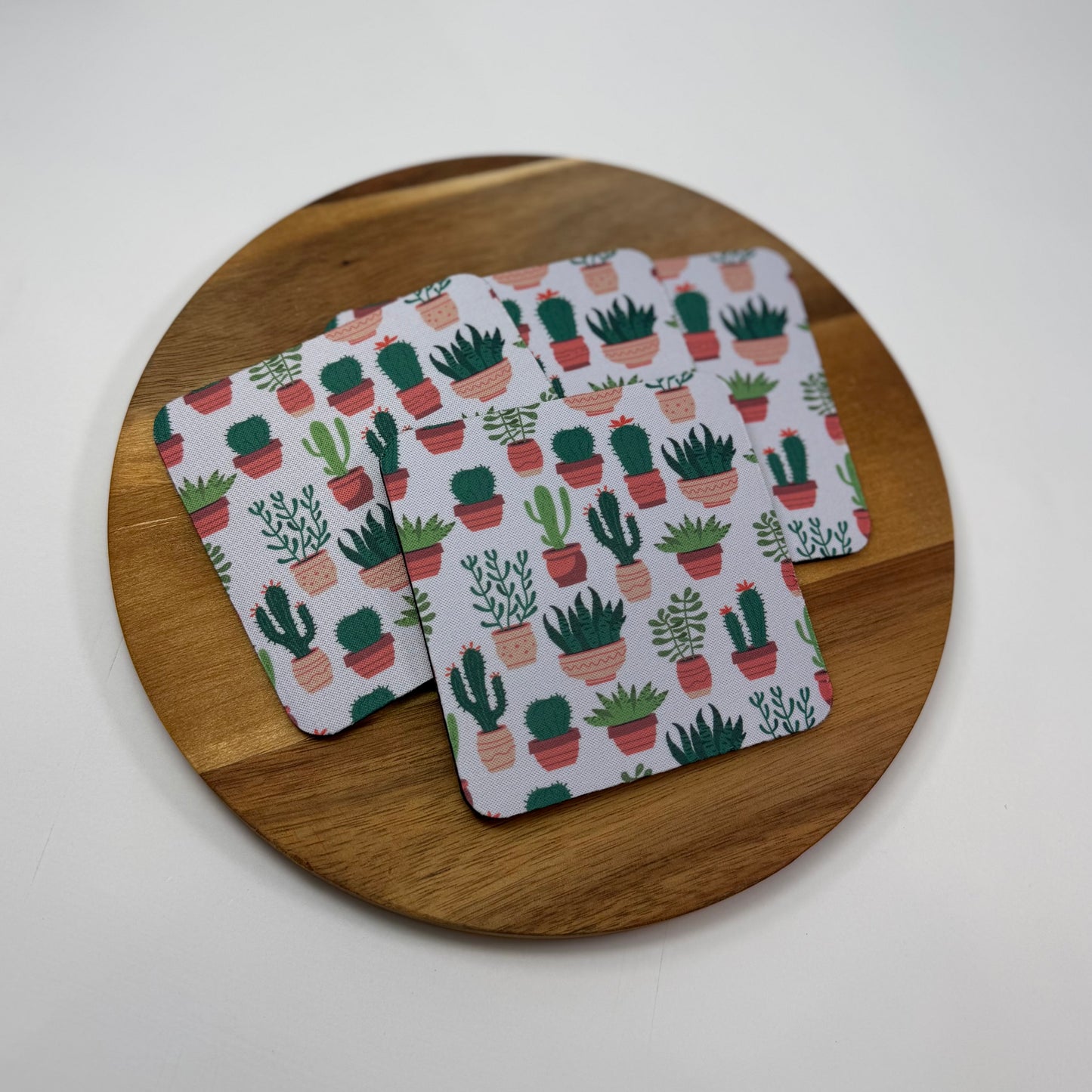 Cactus Collage Coaster
