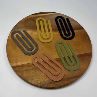 Mustard Oversized Paperclip