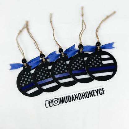 Thin Blue Line - Ornament