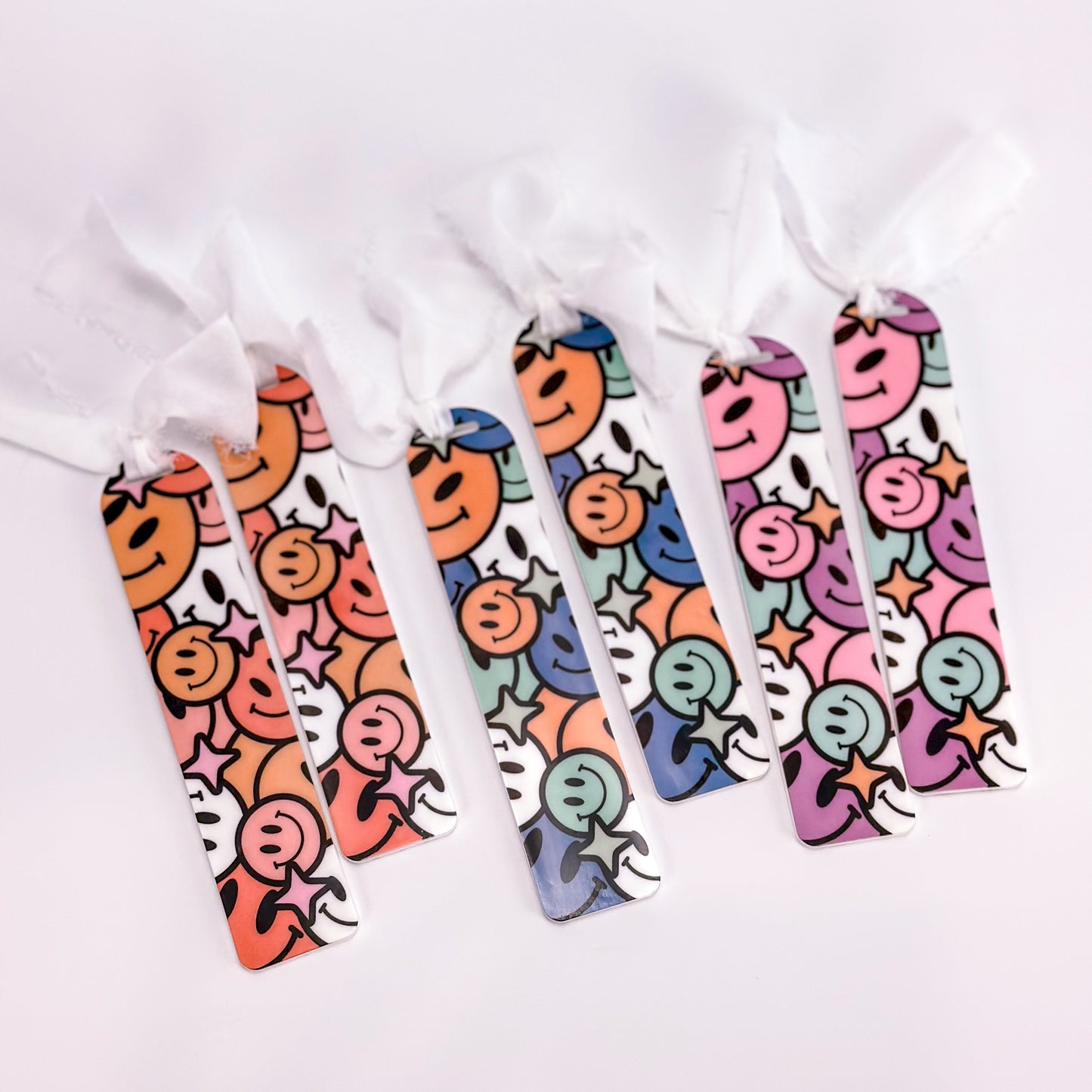 Blue Smiley - Bookmark