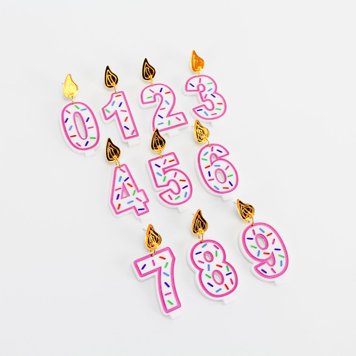 Birthday Candle Earrings
