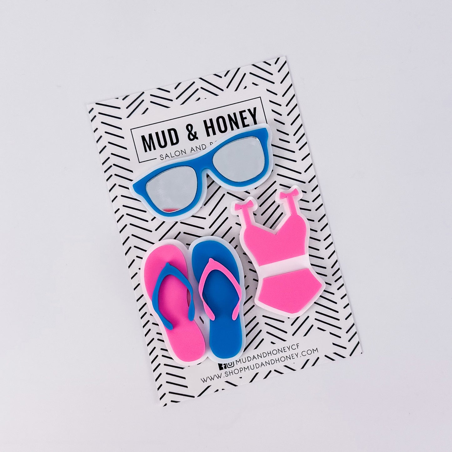 Summer Vibes - Acrylic Magnet Set