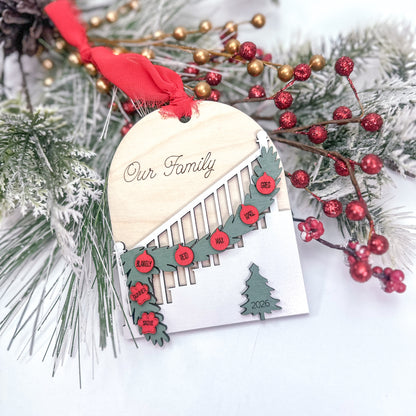 Staircase Family Ornament