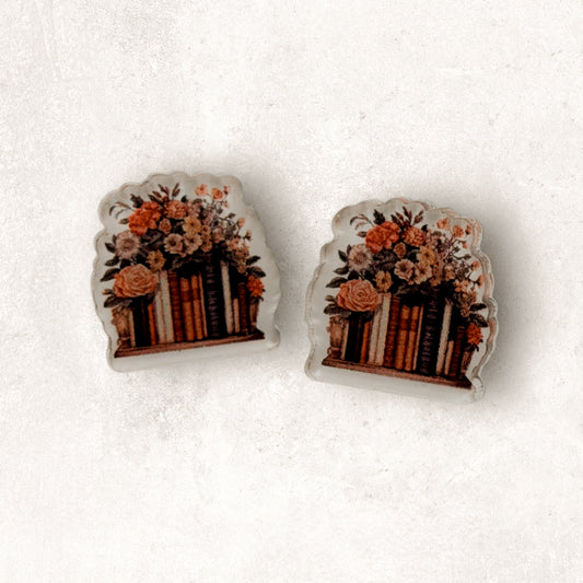 Floral Bookshelf Studs