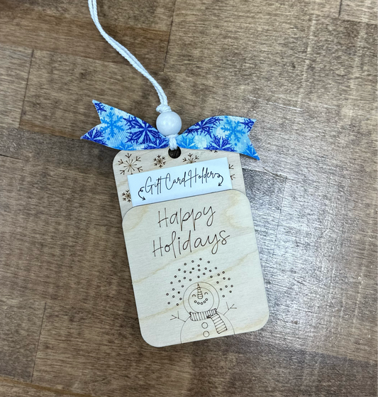 Happy Holidays - Gift Card Holder