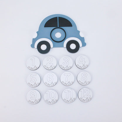 Beep Beep Baby Monthly Markers