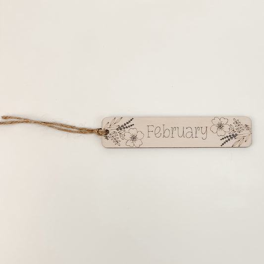 February Birthflower - Bookmark
