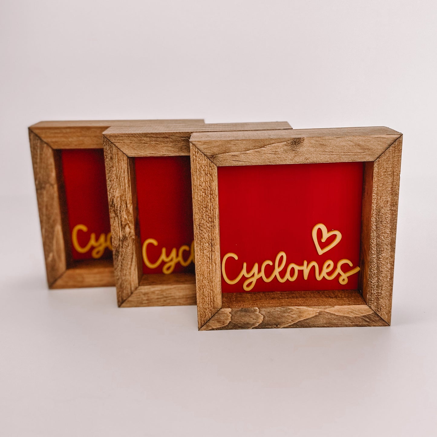 Cyclones - 6" SS Square Sign