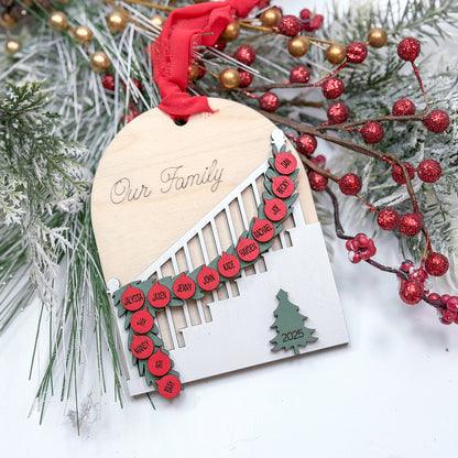 Staircase Family Ornament